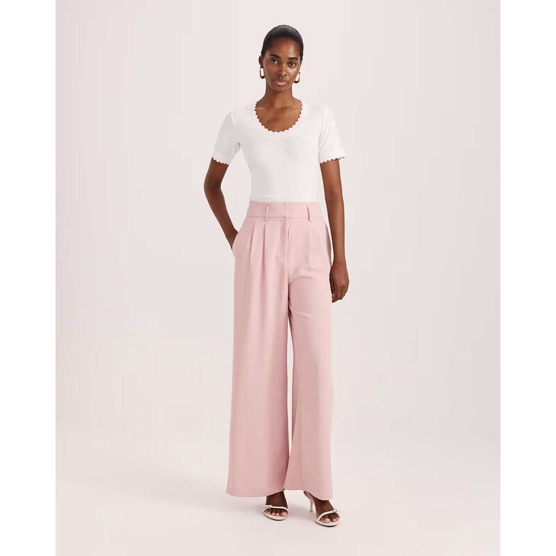 SABA Emilie Scooped Neck Tee image number 3